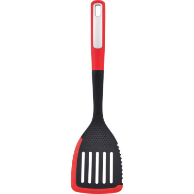 Лопатка кухонная Bergner Mars з прорізами, 34.8 см (BG-38875-RD) Винница - изображение 1