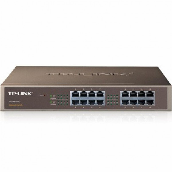 Комутатор TP-Link TL-SG1016D, 16 портовий, 10/100/1000 (TL-SG1016D) Киев - изображение 1