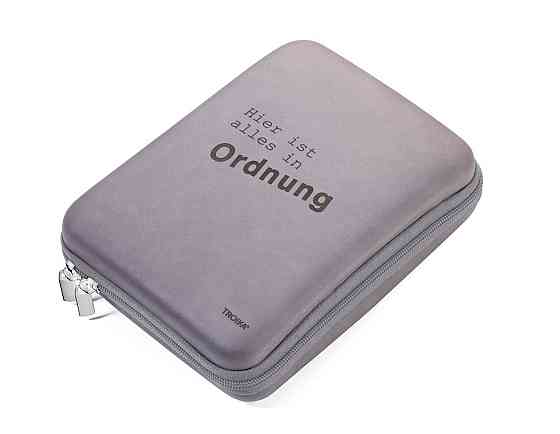 Чехол органайзер Troika на молнии (160 x 50 x 220мм) Серый Винница