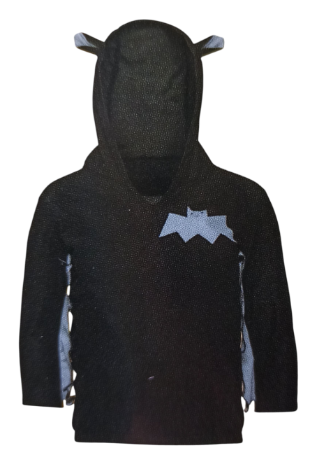Дитячий костюм Кажан на Хелловін розмір 1-2 роки чорний Київ - фото 3