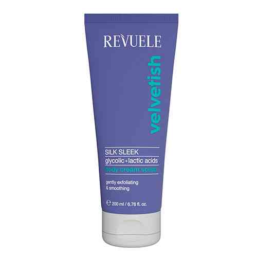 Скраб для тела Silk Sleek с гликолиевой и молочной кислотами Velvetish Revuele 200 мл Киев