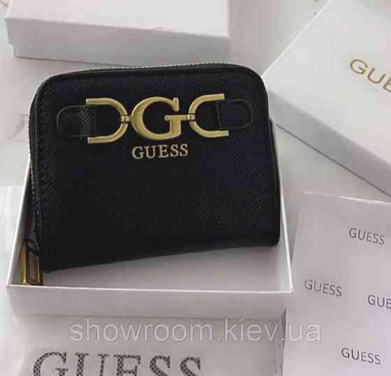 Женский небольшой кошелек Guess (6051-1) black Киев