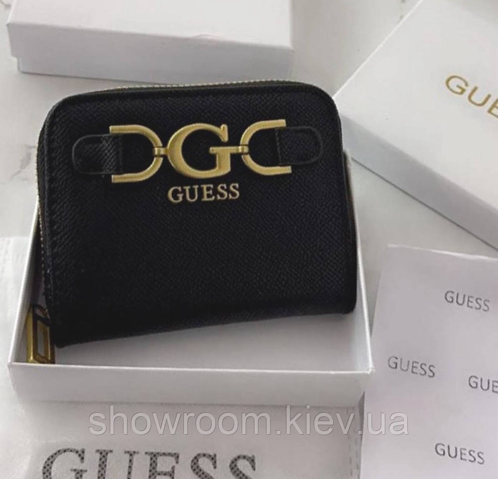 Женский небольшой кошелек Guess (6051-1) black Киев - изображение 2