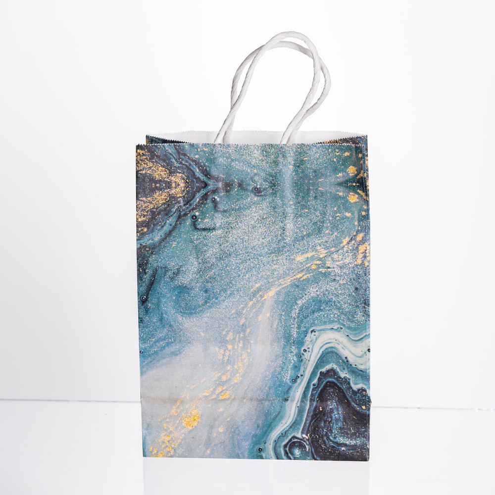 Yiwu Набір подарункових пакетів з паперу 12 шт 15×8×21 см Зелений HP-10359-22GR Коломия - фото 1