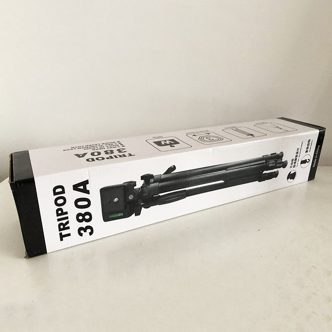 Штатив для блоггера TriPod 380A 0.50-1.35м, Штатив с устойчивой конструкцией для студии HX-19 Львов - изображение 4