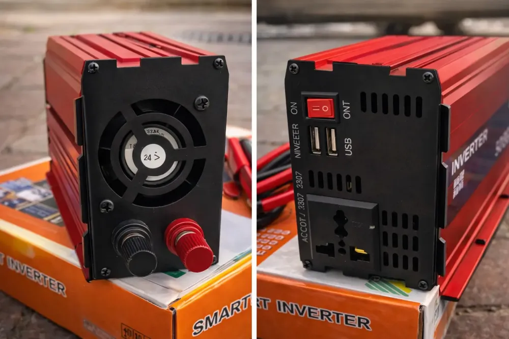 Автомобильный инвертор с 12V/24V на 220V 5000W LCD SMART / Преобразователь напряжения Коломия - фото 2