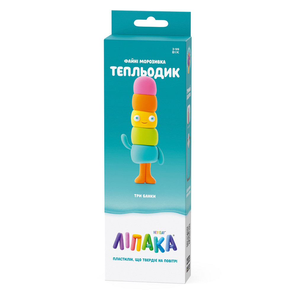 Набір пластиліну Ліпака – Файні морозивка: Тепльодик Дніпро - фото 1