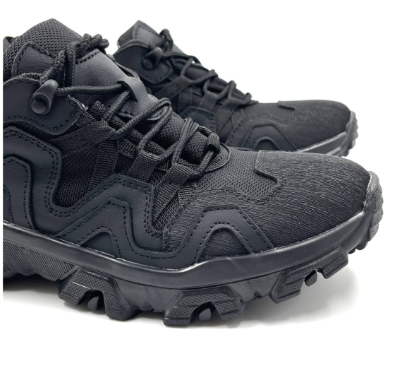 Тактические мужские демисезонные черные кроссовки Gore-Tex военные кроссовки с усиленным носком Львов