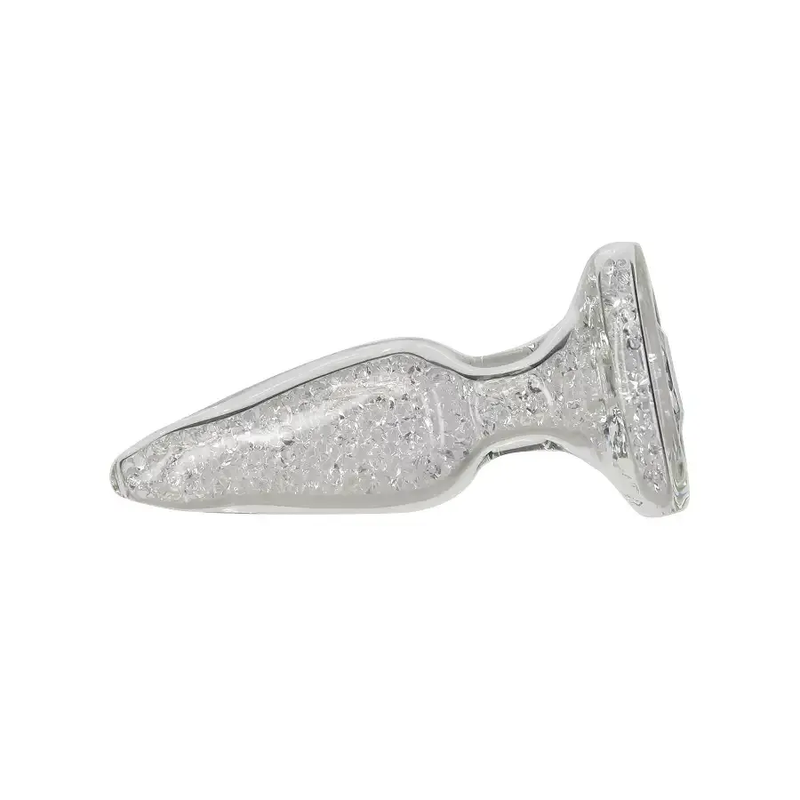 Стеклянная анальная пробка Pillow Talk Fancy Luxurious Glass Anal Plug, ⌀3,1см, вибропуля в подарок Львов - изображение 3