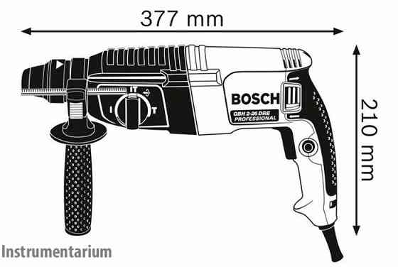 Мощный прямой перфоратор Bosch GBH 2-26 DRE: 2.7 Дж, 800 Вт, (0611253708) Киев