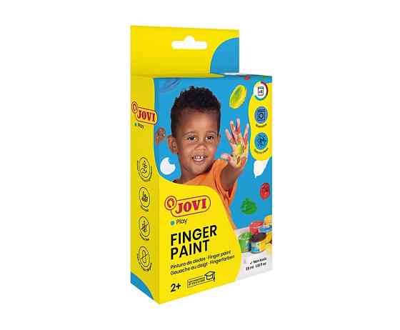 Фарби пальчикові Jovi 6 кольорів по 35мл (540B) Киев