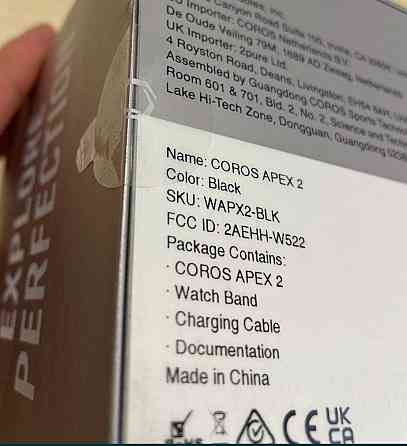 Смарт -Часы новий Годинник Coros Apex 2 чорний Київ