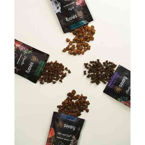 Хрустящие лакомства Savory для здорового роста котят, индейка и клюква Киев