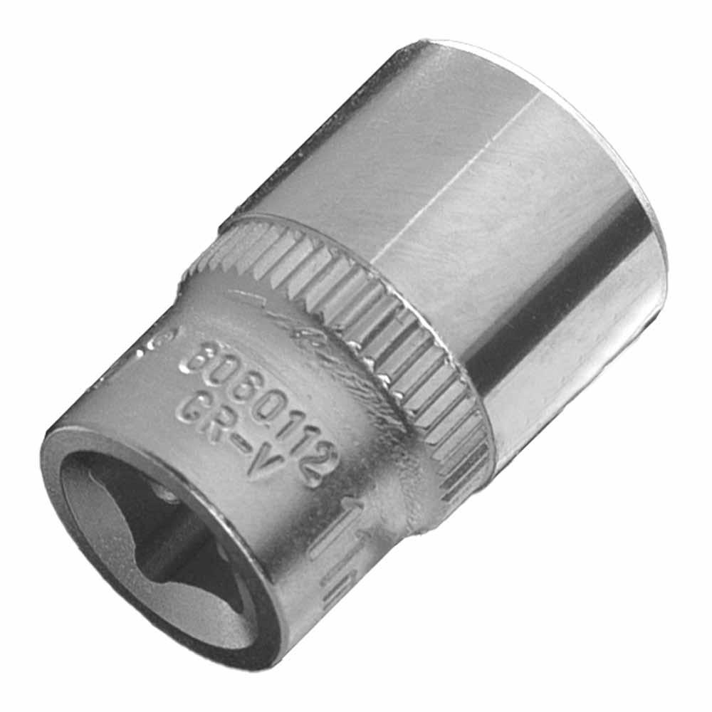 Насадка шестигранна коротка 1/2" 11 мм CrV ULTRA (6070112) Київ - фото 2