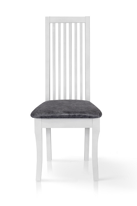Стілець Жасмін, білий/сіра тканина Киев - изображение 2