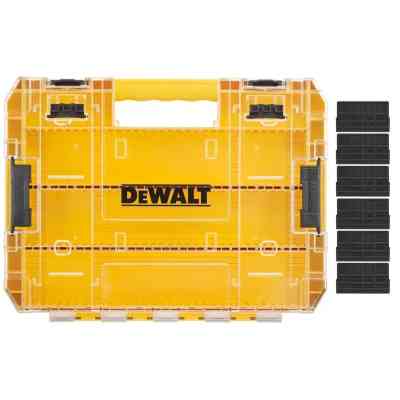 Ящик для інструментів DeWALT для біт системи TSTAK Tough Case L з роздільниками 6 шт (DT70839) Вінниця