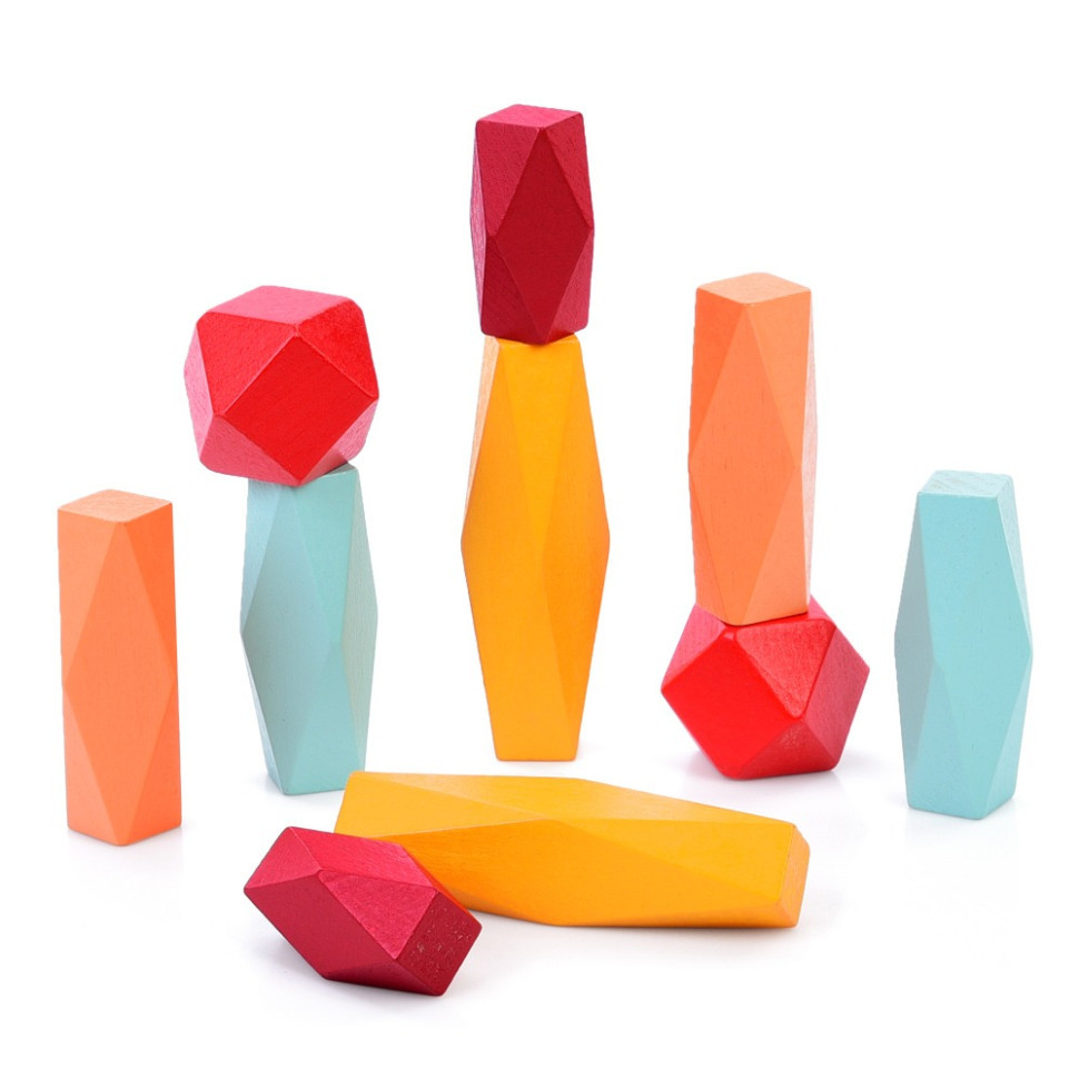 Дитяча дерев'яна гра-балансир MD 1896, 10 фігурок Вінниця - фото 1