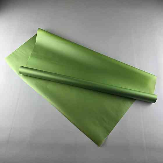 Калька для цветов рулон 8м тонированный матовый (77) (h660) №857 Зеленый (Аспарагус) (1 шт) Харьков