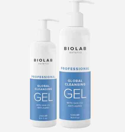 Очищуючий антивіковий гель з Трипептидом Міді Anti-Aging Cleansing Gel With Copper Tripeptide BIOLAB Estetic, 250 мл Дніпро