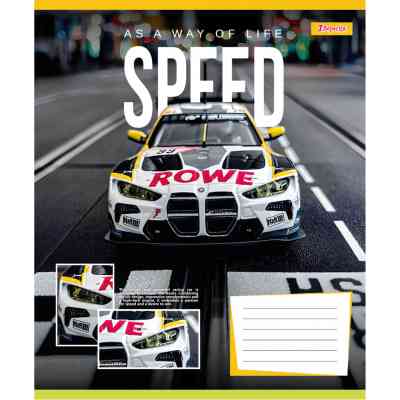 Тетрадь 1 вересня Speed as a way of life А5 24 листов клетка (768016) Винница