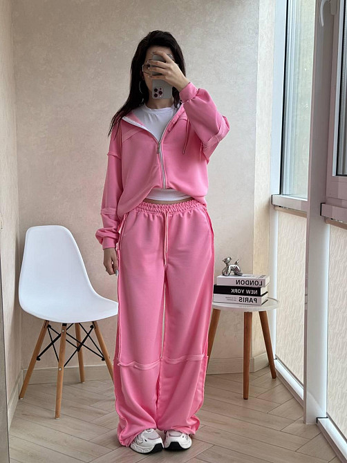 Женский оверсайз костюм двойка турецкая петля Одесса - изображение 4