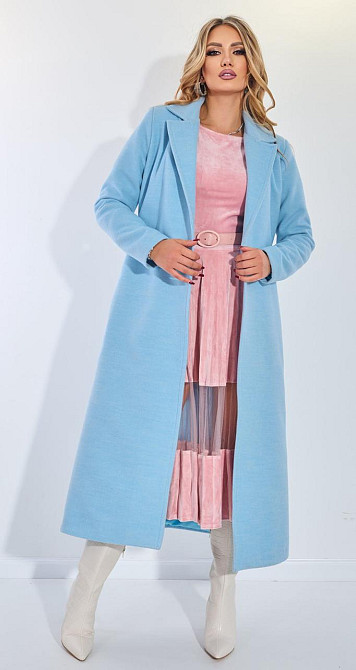 Кашемірове пальто з розрізами (42) Київ - фото 4