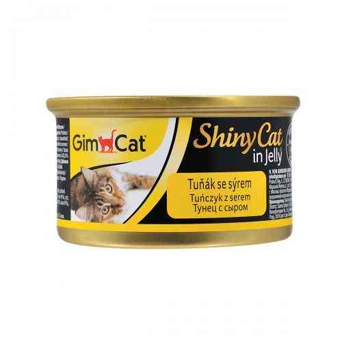 Корм влажный GimCat Shiny Cat для кошек с тунцом и сыром 70 г Киев
