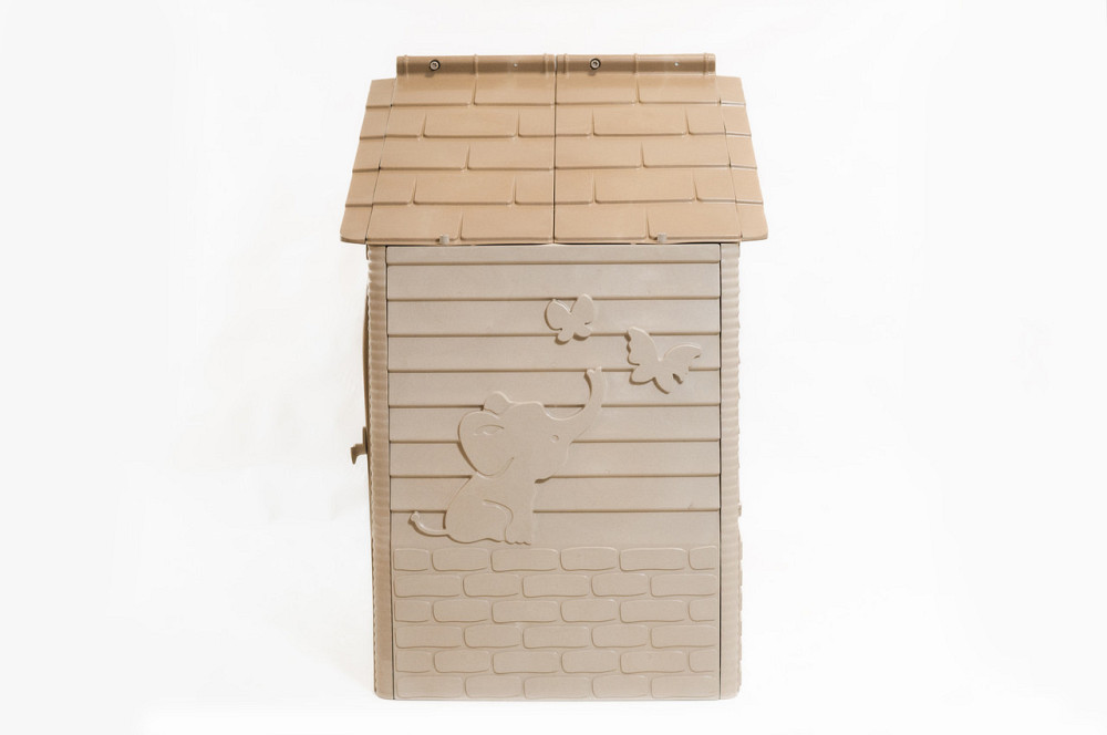 ЭКО Детский игровой домик со шторками на основе пшеничной соломы DOLONI 02550/s01eco Киев - изображение 4