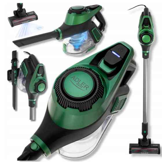 Вертикальний пілосос Adler AD 7083, зелений - 700 Вт, HEPA 13, контейнер 0,8 л NF-36 Львів