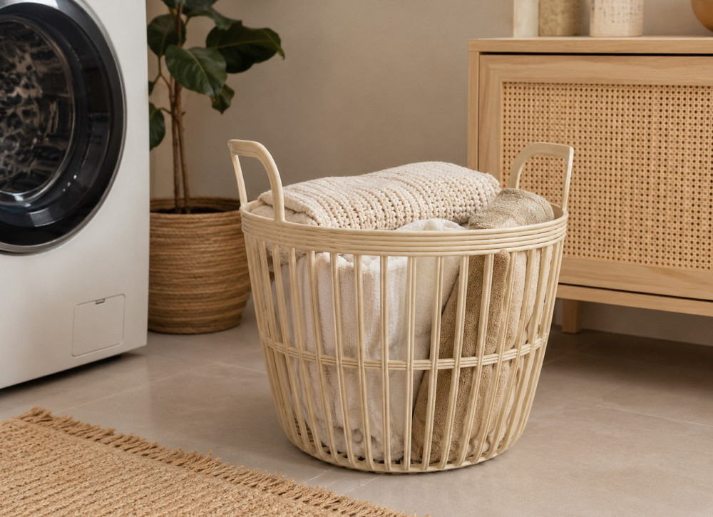 Корзина мультифункциональная плетеная Prosperplast Zoe Basket, 25 л, бежевая Киев - изображение 5