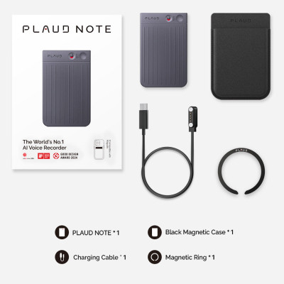 Цифровой диктофон PLAUD AI Note Black (NB-100-BL) Винница - изображение 9