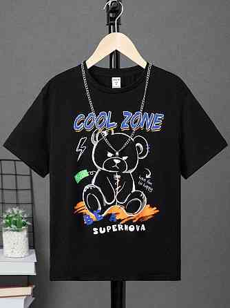 Футболка чоловіча с принтом  46 Чорний 2664091205 Дніпро