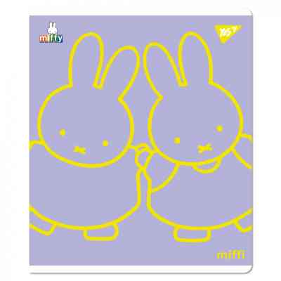 Тетрадь Yes Miffy 12 листов косая линия (767501) Винница