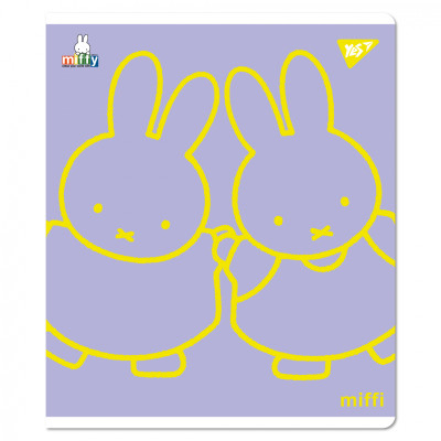 Тетрадь Yes Miffy 12 листов косая линия (767501) Винница - изображение 5