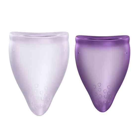 Набір менструальних чаш Fun Factory FUN CUP EXPLORE KIT, 2 шт, Multicolored Violet, об’єми 20 та 30 мл Sex Aura Київ