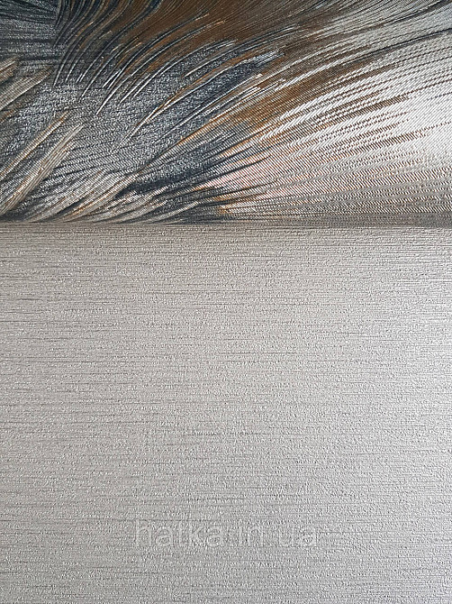 Обои виниловые на флизелиновой основе Rasch Incanto 1.06х10 однотонные тонкая полоска с глянцем серые металлик Киев - изображение 4