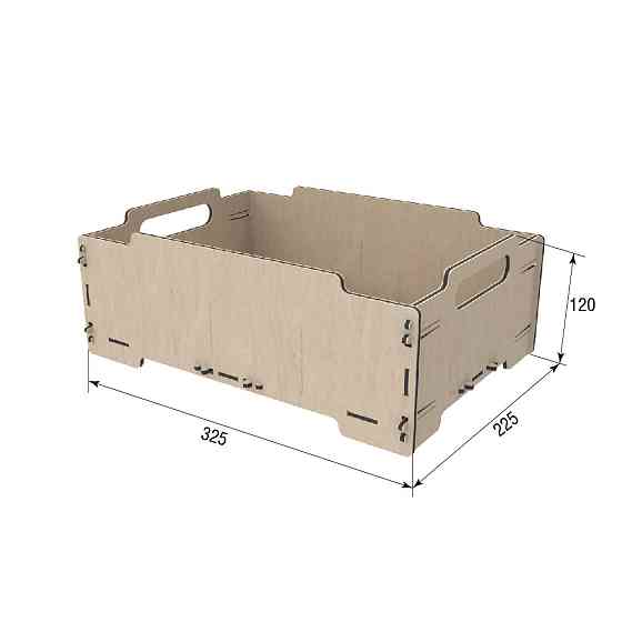 Коробка EKOSTAR з фанери 325x225x120 Київ