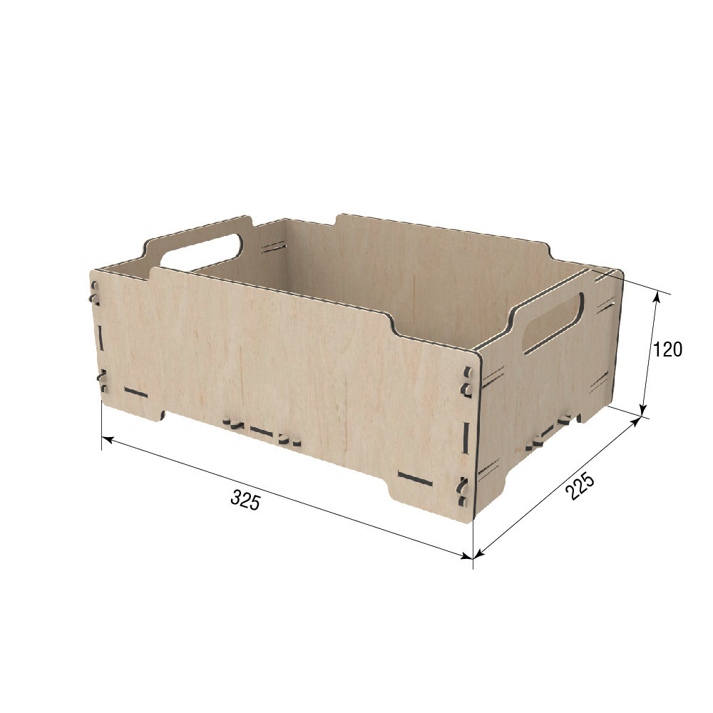 Коробка EKOSTAR из фанеры 325x225x120 Киев - изображение 3