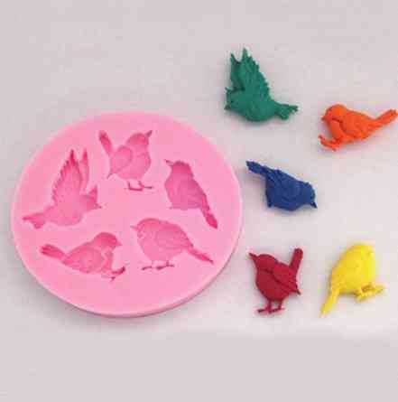 Кондитерский молд Птицы 6 см розовый Киев