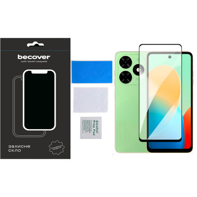 Стекло защитное BeCover Tecno Spark Go 2024 (BG6) Black (710484) Винница - изображение 5