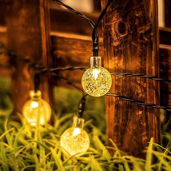 Гірлянда Кульки Aisutha 8 м на сонячній батареї Луцк