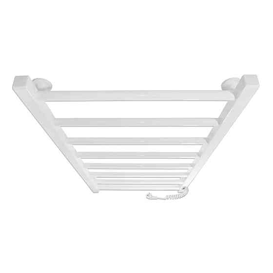 Электрический полотенцесушитель Laris Зебра Альфа ЧК6 400Х800 Э белый, правое подключение Киев