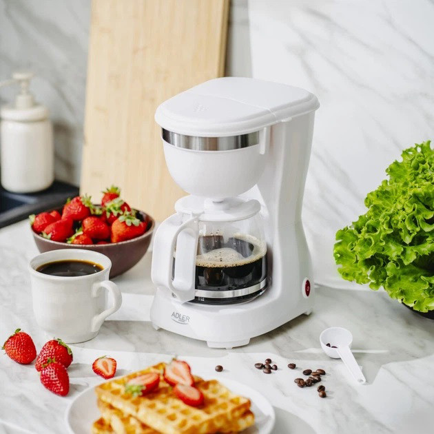 Кофеварка капельная Adler AD 4381 белая 600 Вт 0,6 л NQ-44 Львов - изображение 5