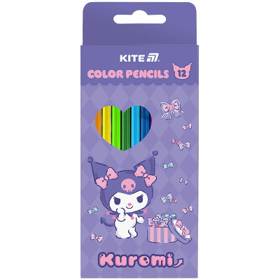 Карандаши цветные Kite Kuromi. HK-2 12 кольорів (HK25-051-2) Винница - изображение 1
