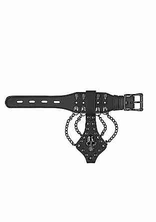 Браслет Skulls and Bones - Bracelet with Skulls and Chains - Black Sex Aura Київ