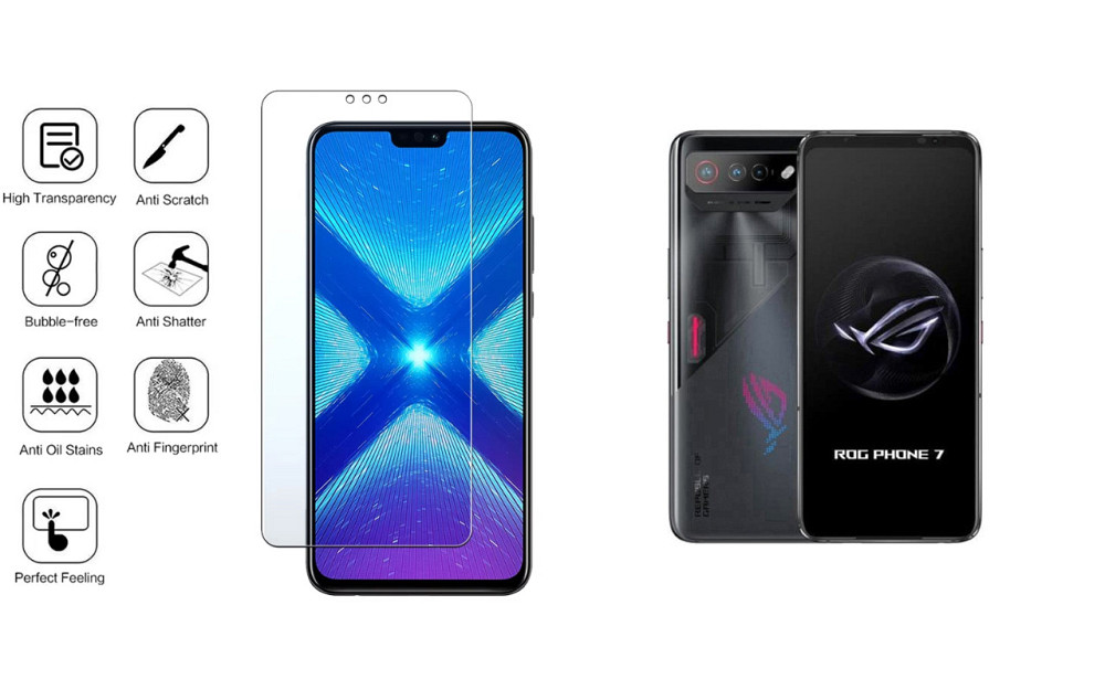 Защитное стекло NeoGlass для Asus ROG Phone 7 – ультрапрозрачное и устойчивое Киев - изображение 4