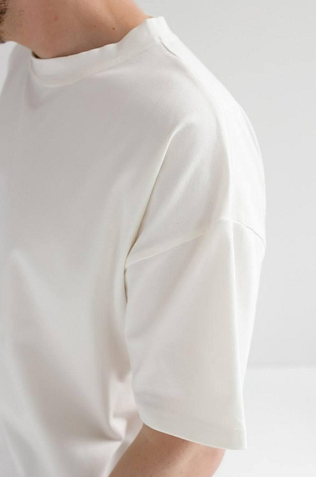 Футболка мужская оверсайз Белый 3XL/4XL Харьков - изображение 5
