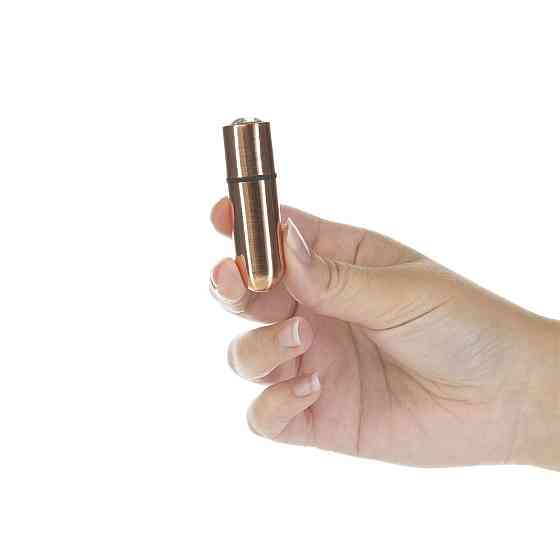 Вибропуля PowerBullet First-Class Bullet 2.5″ with Key Chain Pouch, Rose Gold, 9 режимов вибрации Sex Aura Киев