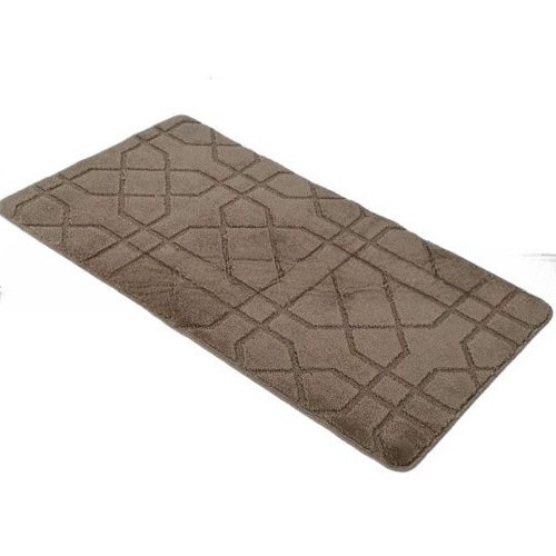 Набір килимків для ванної кімнати 2шт 57*100см+57*50см U-виріз Геометрія Joy бежевий тафтинг Дариана Житомир - фото 4