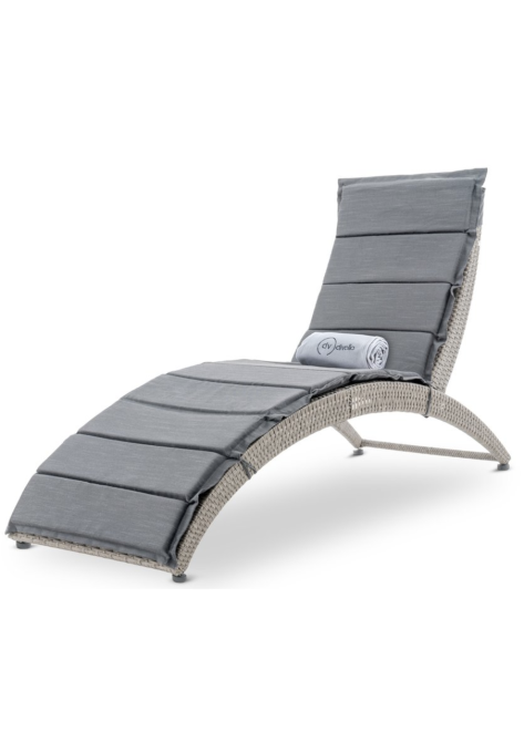 Садовий шезлонг Di Volio Ciampino сіро/графітовий Київ - фото 9